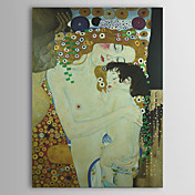 Mother and Child (dettaglio dei tre età della donna) C1905 da Quality Gustav Klimt Museo con lamina d'oro
