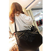 Women's Tassels Rivet Tote(45*14*36CM)