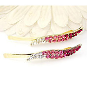 Women's Salix Leaf Bowknot Hair Clip