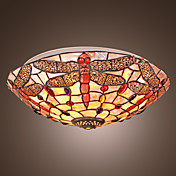 SEATAC - Lustre Tiffany com 3 Lâmpadas