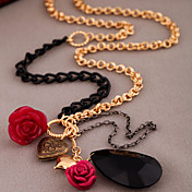Women's Teardrop Long Pendant
