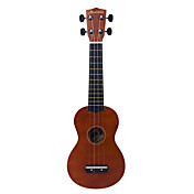 Matata - (UK10BR) Ukulele Soprano Plywood Basswood con asas / Selecciones (Brown)