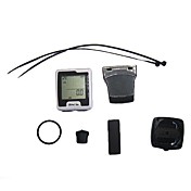 16 Functions Waterproof Wireless Bike Computer - White