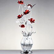 20W G4 Floor Lamp with Red Flowers