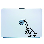 Touch Laptop Skin Cover Art Decal Sticker for MacBook Air Pro/Dell/HP/Compaq/Acer/Lenovo/Sony (Black)