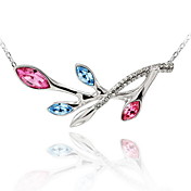 Women's Crystal Layered Short Pendant