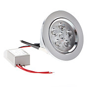 6W 600-660LM 6000-6500K Natural White Light LED Ceiling Bulb (85-265V)