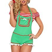 Cute Red Polyester Christmas Costume (3 Pieces)