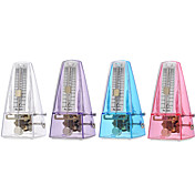 Yueshida - (YM-T) Métronome mécanique transparent pour Tous les Instruments (Multi-couleur)