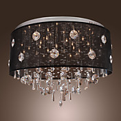 Modern Crystal Flush Mount with 20 Light