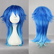 cosplay peluca inspirada en dramático asesinato Aoba segaraki azul degradado