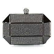 Charming Metal with Crystal Evening Handbag/Clutches(More Colors)