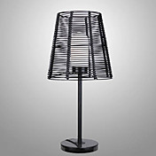 11W lumière moderne Tableau noir avec abat-jour en plastique et support de lampe en marbre
