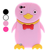 3D Design nuttet pingvin mønster Soft cover til iTouch 5 (blandede farver)
