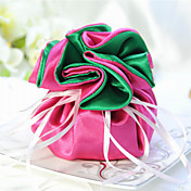 Pretty Satin Favor Bag With Ribbon - Set of 6 (More Colors)