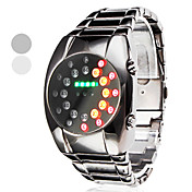 Heren Staal digitale LED Wrist Watch (verschillende kleuren)