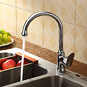 Sprinkle® by Lightinthebox - Centerset Single Handle Chrome Finish  Brass Kitchen Faucet