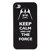 Carcasa Dura del Lado Oscuro de La Fuerza Para iPhone 4 y 4S