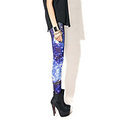 donne fiocco di neve Leggings (vita :58-79, hip :90-104, lunghezza: 95cm)