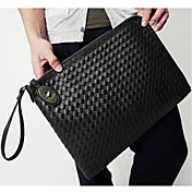 unisex ongedwongen trendy pu leren clutch bag