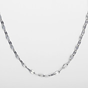 925 Sterling Silver Necklace Fashion Jewelry 925 Silver Two Line Chain