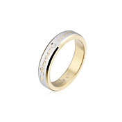 Charming Stainless Steel Forever Love Crystal Ring