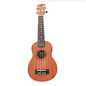 Noten - (U-100S) Multiplex sopraan ukelele met tas