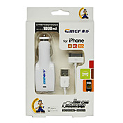 Billader for iPhone 4/4S/3GS, til DC12/24V DC5V