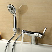 Sprinkle® por LightInTheBox - acabamento cromado generalizada única alça de bronze torneira pia do banheiro