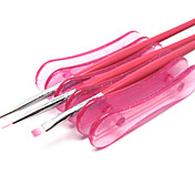 1pcs Plastic UV Gel Nail Brush Stand (Random Color)