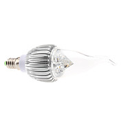 Dimmable E14 4W 320-360LM 3000-3500K Warm White Light LED Candle Bulb (85-265V)
