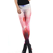 donna bella fiore legging stampa