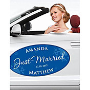 Personalized Snowflake Wedding Window/Car Cling (More Colors)