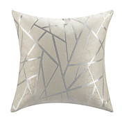 Estilo moderno Poliéster Branco fronha decorativa