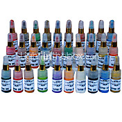 30 tinta de tatuagem cor definida 30 * 5 ml