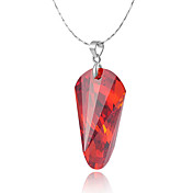 Красивые серебро 925 с ожерельем Цирконий Женские