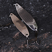 metallo cucchiai esca 38mm/5g naufragio pesca con esche artificiali 5pcs
