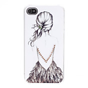 Caso Lady padrão rígido para iPhone 4/4S