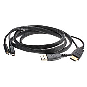 HDMI and USB to Micro HDMI and Micro USB Multifunctional Cable for Samsung Galaxy S3 I9300 and Others