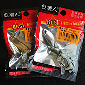 metallo cucchiai esca 31mm/5g naufragio pesca con esche artificiali 5pcs