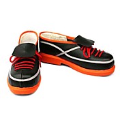 Cosplay Shoes Inspired by Vocaloid Kaito Black and Red