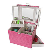 Fashion multifunktions Leatherette Lady Makeup Box