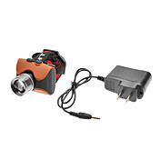 KC680 Zoom 3-mode Cree Q5 LED Lampe frontale avec chargeur (3w, 240LM, couleur aléatoire)