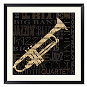 Framed Art Print Still Life Jazz Improv I by NBL Studio