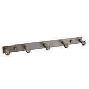 In ottone massiccio per montaggio a parete Fila Robe Hook (finitura ottone anticato)