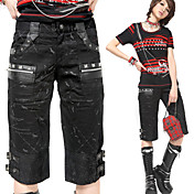 Cool Black Bats Pattern Punk Lolita Pants
