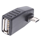 USB Female to Micro USB Male OTG Adapter for Samsung Cellphones and Others