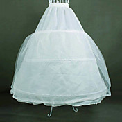 Floor-length White Organza Classic Lolita Petticoat