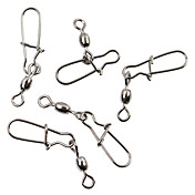 Argento Acciaio / Professional Spilla orientabile per la pesca (colore casuale, 5 PCS / Bag)