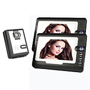 Villa-type Two 7-inch Monitor Color Video Intercom Doorbell System(IR ABS Camera)